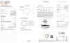 1.12 Carat Cushion Lab Diamond D Color VS1 Clarity Very Good Cut