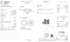 1.17 Carat Round Lab Diamond D Color VVS2 Clarity Excellent Cut