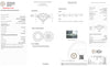 1.18 Carat Round Lab Diamond D Color VVS2 Clarity Excellent Cut
