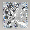 1.24 Carat Princess Lab Diamond E Color VS1 Clarity Excellent Cut