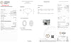 1.60 Carat Oval Lab Diamond F Color VS1 Clarity Very Good Cut