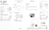 1.60 Carat Oval Lab Diamond G Color VS1 Clarity Excellent Cut