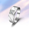 Baguette Channel Bezel Solitaire Style Mens Diamond Ring Setting