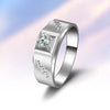 Bezel Bead Set Solitaire Style Mens Diamond Ring Setting