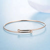 Bezel Set Lab Grown Diamond Bracelet 18K Rose Gold