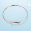 Bezel Set Lab Grown Diamond Bracelet 18K Rose Gold