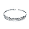 Bezel Set Lab Grown Diamond Tennis Bracelet 18K White Gold