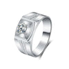 Bezel Set Solitaire Style Mens Diamond Ring Setting