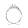 Bezel Set Solitaire Style Mens Diamond Ring Setting