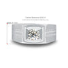 Bezel Set Solitaire Style Mens Diamond Ring Setting