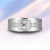 Bezel Set Solitaire Style Mens Diamond Ring Setting