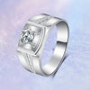 Bezel Set Solitaire Style Mens Diamond Ring Setting