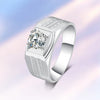 Bezel Set Solitaire Style Mens Diamond Ring Setting