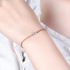 Bow Heart Cut Lab Grown Diamond Bracelet in 18K Rose Gold
