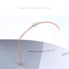Bow Heart Cut Lab Grown Diamond Bracelet in 18K Rose Gold