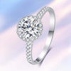 Cathedral Floating Halo Style Diamond Engagement Ring Setting