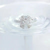 Channel Set Emerald Cut Lab Grown Diamond Ring 18K White Gold