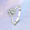 Flower Halo Style Diamond Engagement Ring Setting