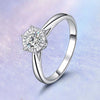 Six-Prong Bezel Set Solitaire Diamond Engagement Ring Setting