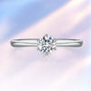 Classic Six-Prong Solitaire Style Diamond Engagement Ring Setting