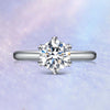 Classic Six-Prong Solitaire Style Diamond Engagement Ring Setting