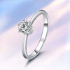 Classic Six-Prong Solitaire Style Diamond Engagement Ring Setting