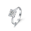 Classic Swirl Solitaire Style Diamond Engagement Ring Setting