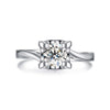 Classic Swirl Solitaire Style Diamond Engagement Ring Setting