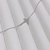 Cross-shaped Lab Grown Diamond Bracelet 18K White Gold