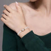 Double Freshwater Drop-Shape Pearl Bracelet AAA Grade