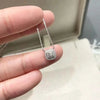 Double Halo Lab Grown Diamond Necklace in 18K White Gold