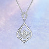 Double Teardrop Solitaire Style Diamond Pendant Setting