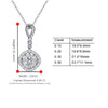 Floating Halo Bezel Set Diamond Pendant Setting