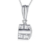 Floral Bezel Set Diamond Pendant Setting