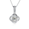 Floral Shape Solitaire Style Diamond Pendant Setting
