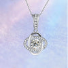 Floral Shape Solitaire Style Diamond Pendant Setting