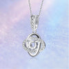 Floral Shape Solitaire Style Diamond Pendant Setting