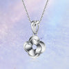Four Leaf Clover Solitaire Diamond Pendant Setting