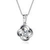 Four Leaf Clover Solitaire Diamond Pendant Setting