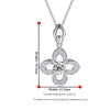 Four Leaf Clover Solitaire Style Diamond Pendant Setting