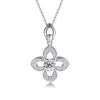 Four Leaf Clover Solitaire Style Diamond Pendant Setting