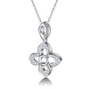 Four Leaf Clover Solitaire Style Diamond Pendant Setting