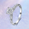 Four Prong Bezel Floating Style Diamond Engagement Ring Setting