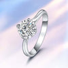 Four Prong Half Bezel Style Diamond Engagement Ring Setting