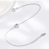 Four Prong Princess Cut Lab Grown Diamond Bracelet in 18K White Gold