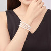 Multi-Strand White Freshwater Pearl Bracelet AAA Grade