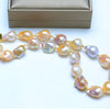 Multicolor Baroque Shaped Freshwater Pearl Necklace