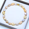 Multicolor Baroque Shaped Freshwater Pearl Necklace