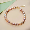 Multicolor Round Freshwater Pearl Bracelet AAA Grade