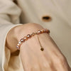 Multicolor Round Freshwater Pearl Bracelet AAA Grade